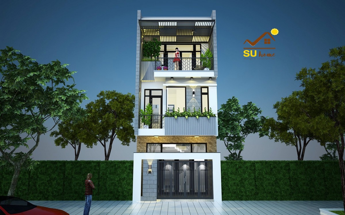 Nhà phố anh Tâm - 03 tầng